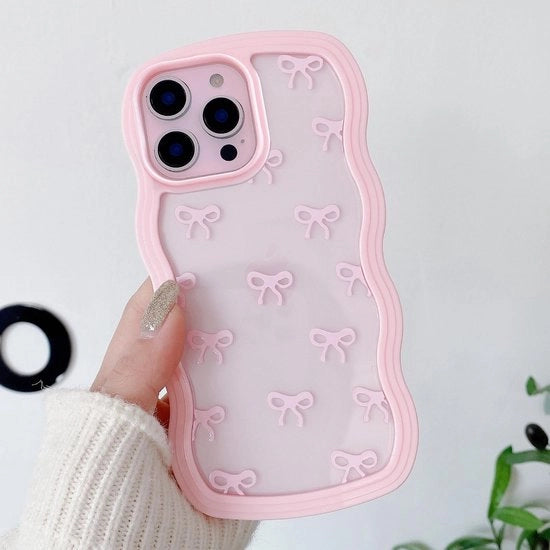 Copertura per iPhone 12/12 Pro - Transparente - Linti Colorati - Leggera - TPU/Silicona - Protezione Schioccata