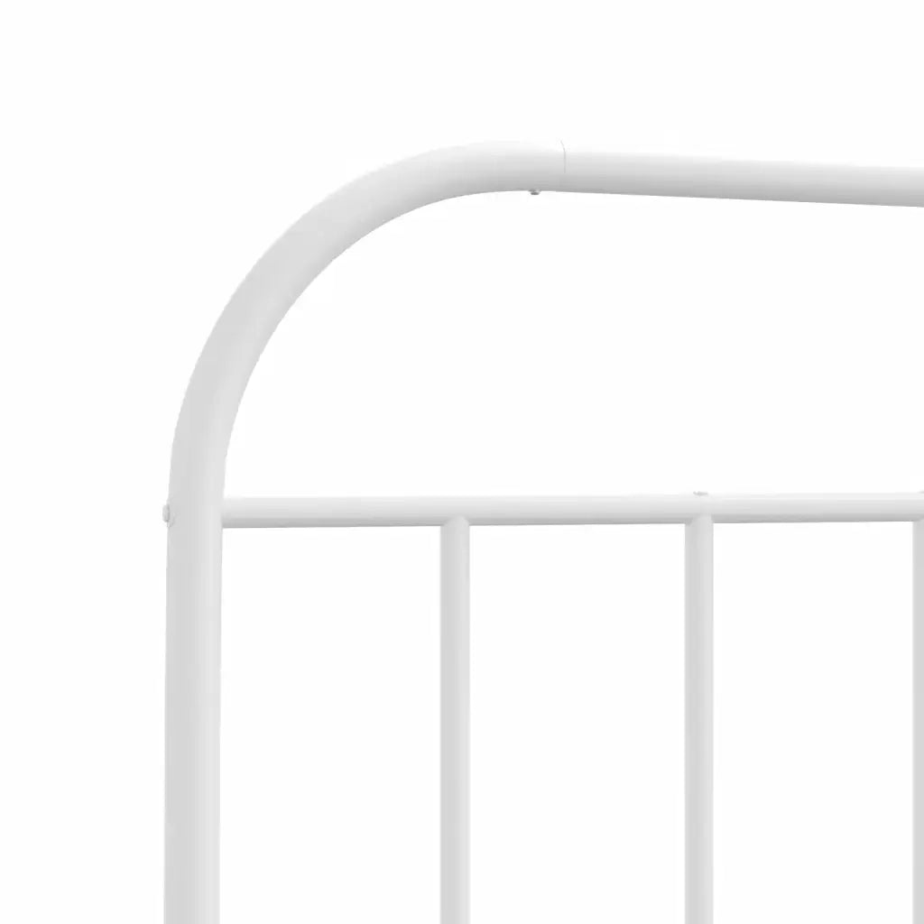 Testiera di Ricambio in Metallo Bianco 107 cm