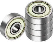 5 pezzi di bielles a rulli 627Z - 7 mm x 22 mm x 7 mm - bielles a rulli in acciaio inossidabile con copertura per applicazioni industriali