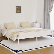 Giroletto in Legno Massello di Pino 200x200 cm Bianco cod mxl 64102