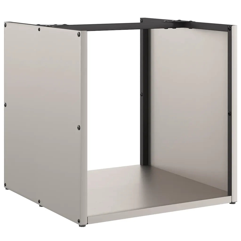 Rastrelliera per Legna da Ardere 40x40x40 cm in Acciaio Corten CFW5627659
