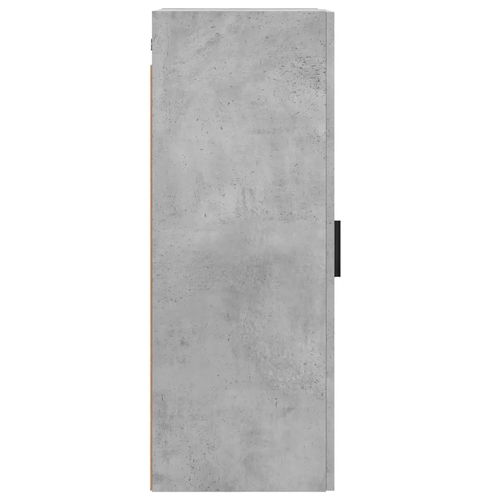Armadietto a Muro | Mobile a Parete Grigio Cemento 34,5x34x90 cm