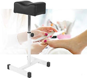 Pedicure e Manicure Kruk Verstelbaar in Kunstleer - Zwart - Altezza 38-57 cm