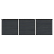 Letto rialzato da giardino Nero 300 x 50 x 91 cm 42038993