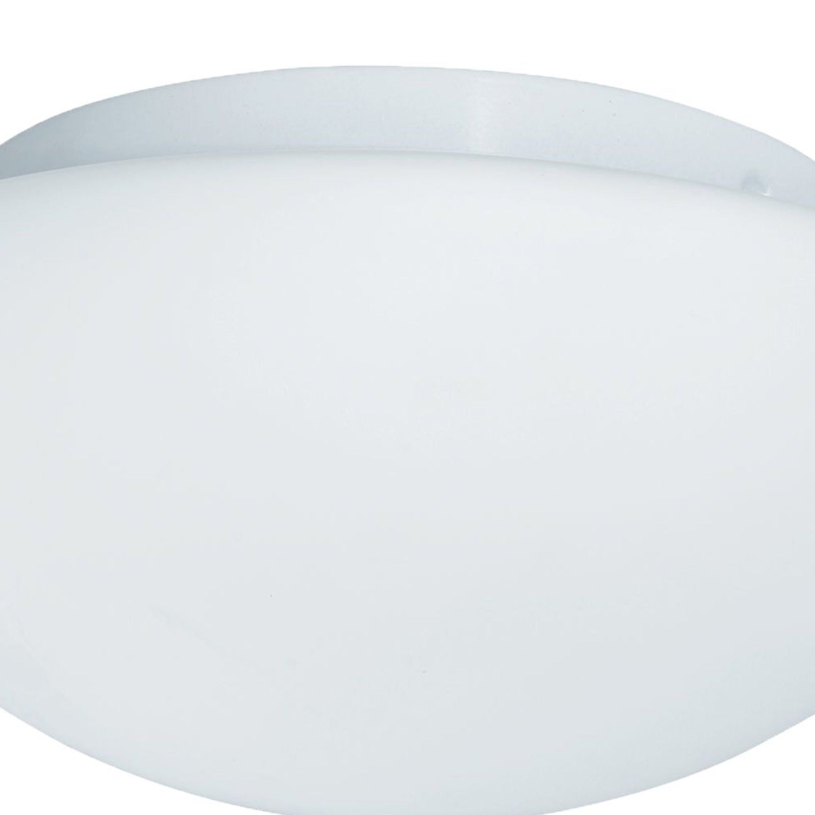 Plafoniera Contemporanea Tokio Acciaio Bianco Vetro 1 Luce E27