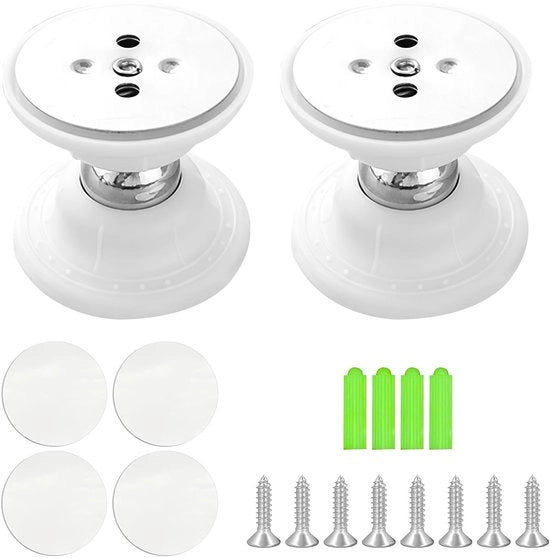 Chiusura Magnetica per Porta - Sostituto di Maniglia - Blocco di Porta - per Camper e Caravan - Resistente al Tempo - Fissa con ABS