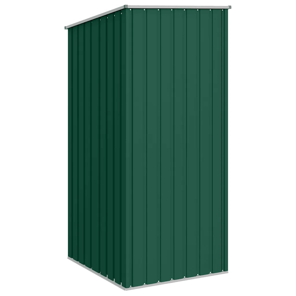 Capanno da Giardino Verde 87x98x159 cm in Acciaio Zincato 46289