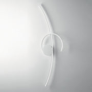 Plafoniera In Alluminio E Metallo Bianco Moderno Giglio Led