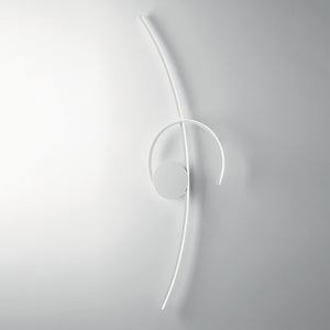 Plafoniera In Alluminio E Metallo Bianco Moderno Giglio Led