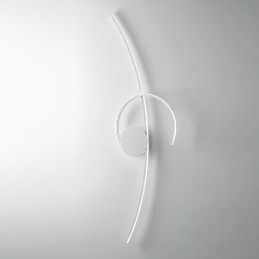 Plafoniera In Alluminio E Metallo Bianco Moderno Giglio Led