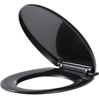 Vinsani - sedile wc con chiusura morbida, 46 x 2,5 x 35,5 cm, co