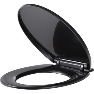 Vinsani - sedile wc con chiusura morbida, 46 x 2,5 x 35,5 cm, co