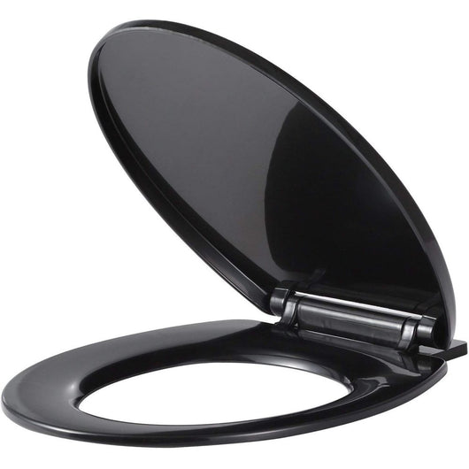 Vinsani - sedile wc con chiusura morbida, 46 x 2,5 x 35,5 cm, co