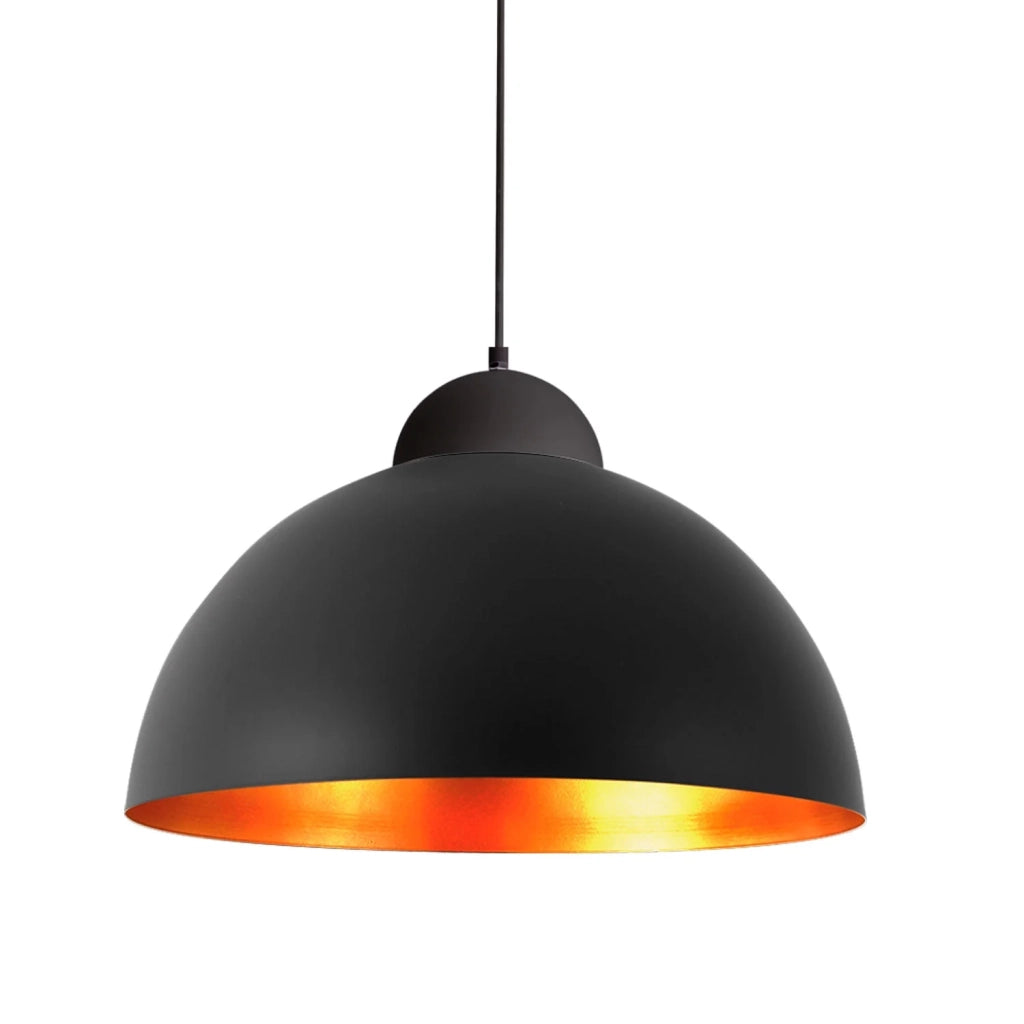 LÚZETE - LAMPADARIO Ø 50 CM NERO/ORO MONTSERRAT