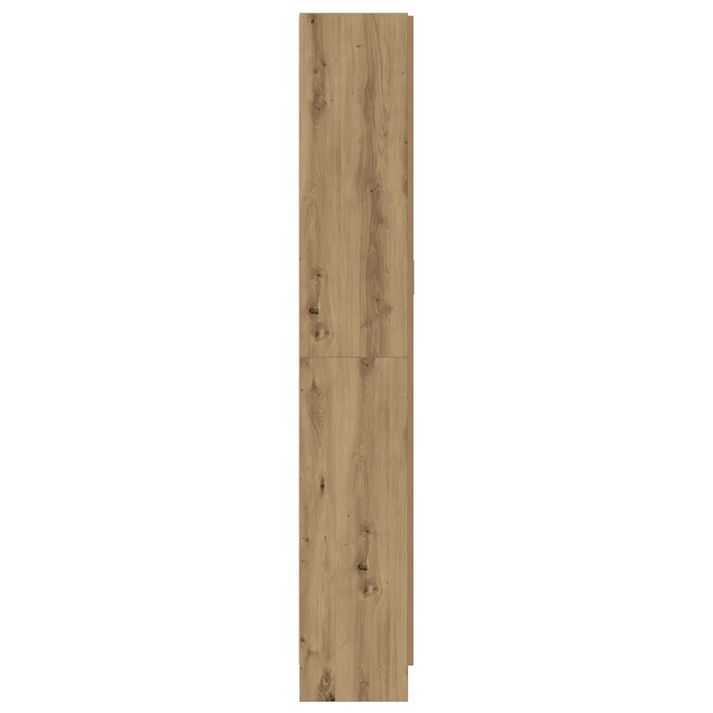 Credenza Alta Rovere Artigianale 82,5x30,5x185 cm in Truciolato