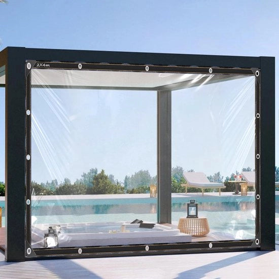 Tenda Acquaparazita 2x4m - Copertura con Oculi - Resistente al Tempo - Pieghevole - Materiale PE di Alta Qualità