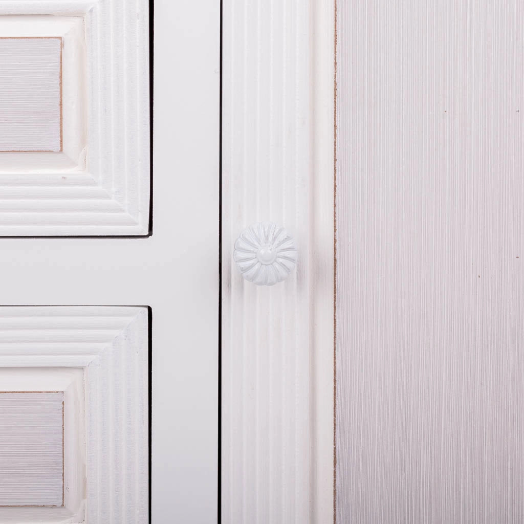Mobile da ingresso in legno bianco 66x32x84 h