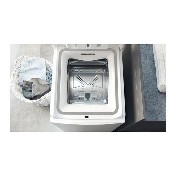 Hotpoint WMTF624UIT Lavatrice Carica dall'Alto Slim 6 Kg 1200 rpm Classe C Anti Macchia 16 programmi (90x40x60 cm) colore Bianco