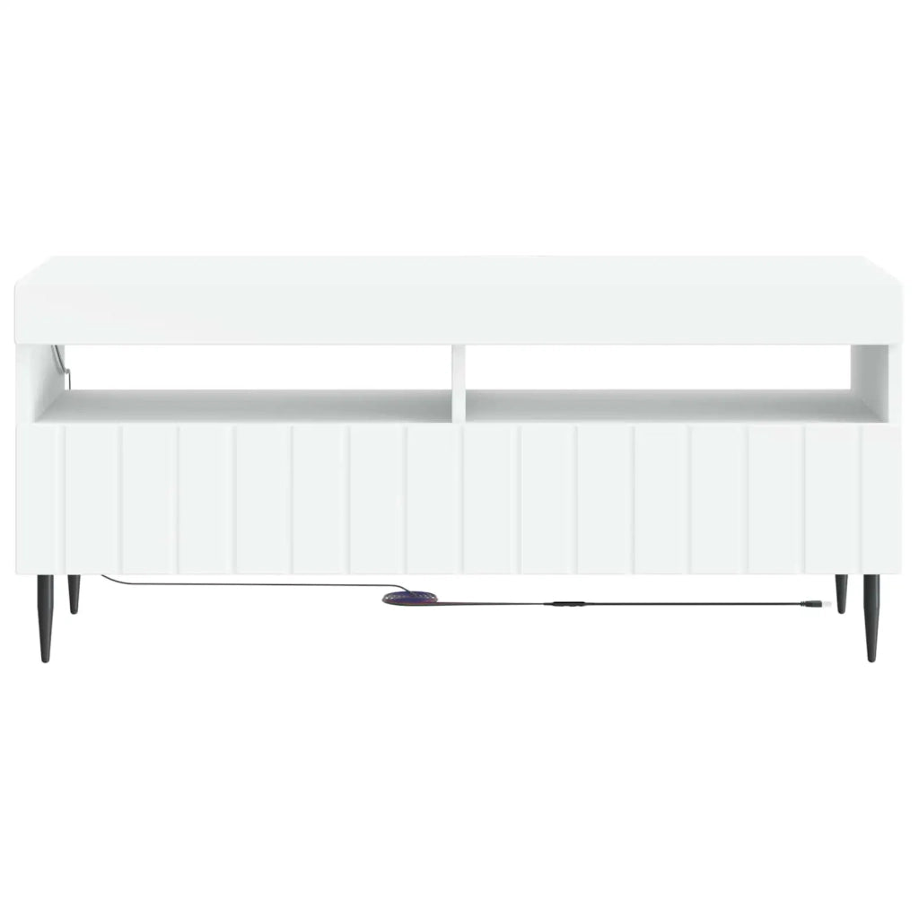 Mobile TV LED ZWOLLE 100 x 35 x 43 cm Bianco 896545