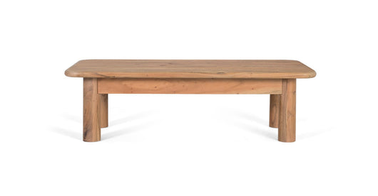 Tavolino rettangolare in legno massello di acacia