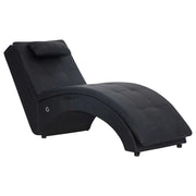 Sdraio Massaggiante con Cuscino Nero in Similpelle CFW3266505
