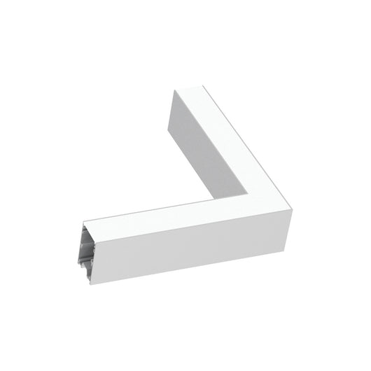 Kit Driver Angolare Fluo Alluminio Bianconero Led 8W 4000K Luce Naturale