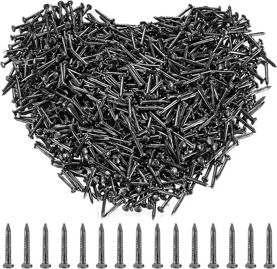 Nageli per cornici fotografiche e lavorazione del legno 3 x 10 mm neri - 2000 pezzi