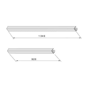 Cisa 07081060 Aste Verticali Collegamento Scrocchi Pvd Inox Satinato