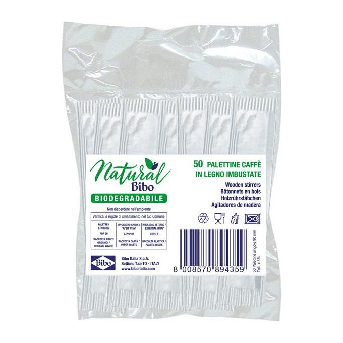 BIBO 50 Palette In Legno Imbustate Singolarmente