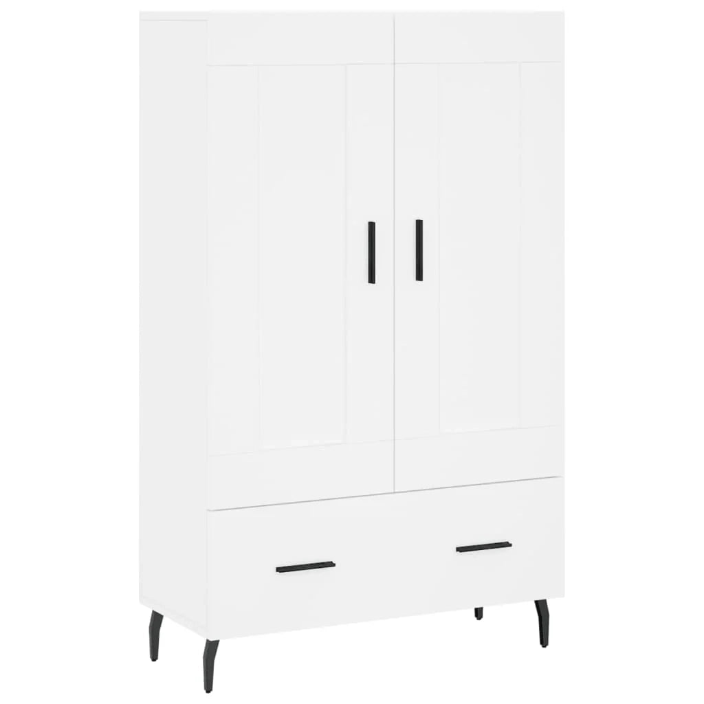 Buffet credenza cassettiera mobiletto mobile contenitore organizer cucina soggiorno salotto alto 69,5 x 31 x 115 cm legno ingegnerizzato bianco 02_0032514