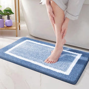 Matte Antiscivolo per Bagno - Piscina Veloce - Assorbente - 50x75 cm - Blu