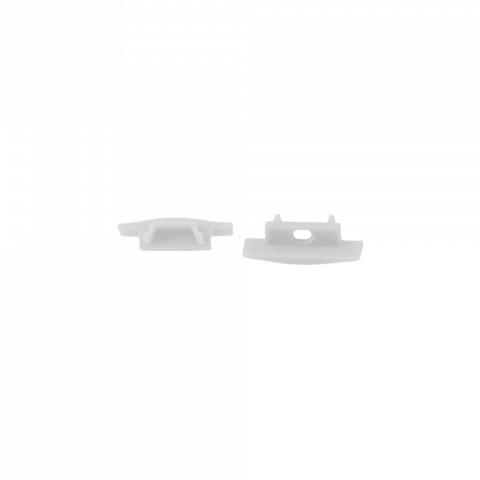 Profilo LED P01 incasso bianco diffusore trasparente 1m