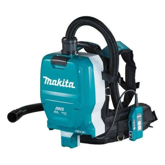Makita DVC265ZXU aspirapolvere a traino 2 L Backpack vacuum Secco 85 W Sacchetto per la polvere