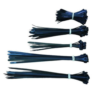 Vigor-Blinky Fascette per Cablaggi Nylon Nero 250 Pezzi Assortite