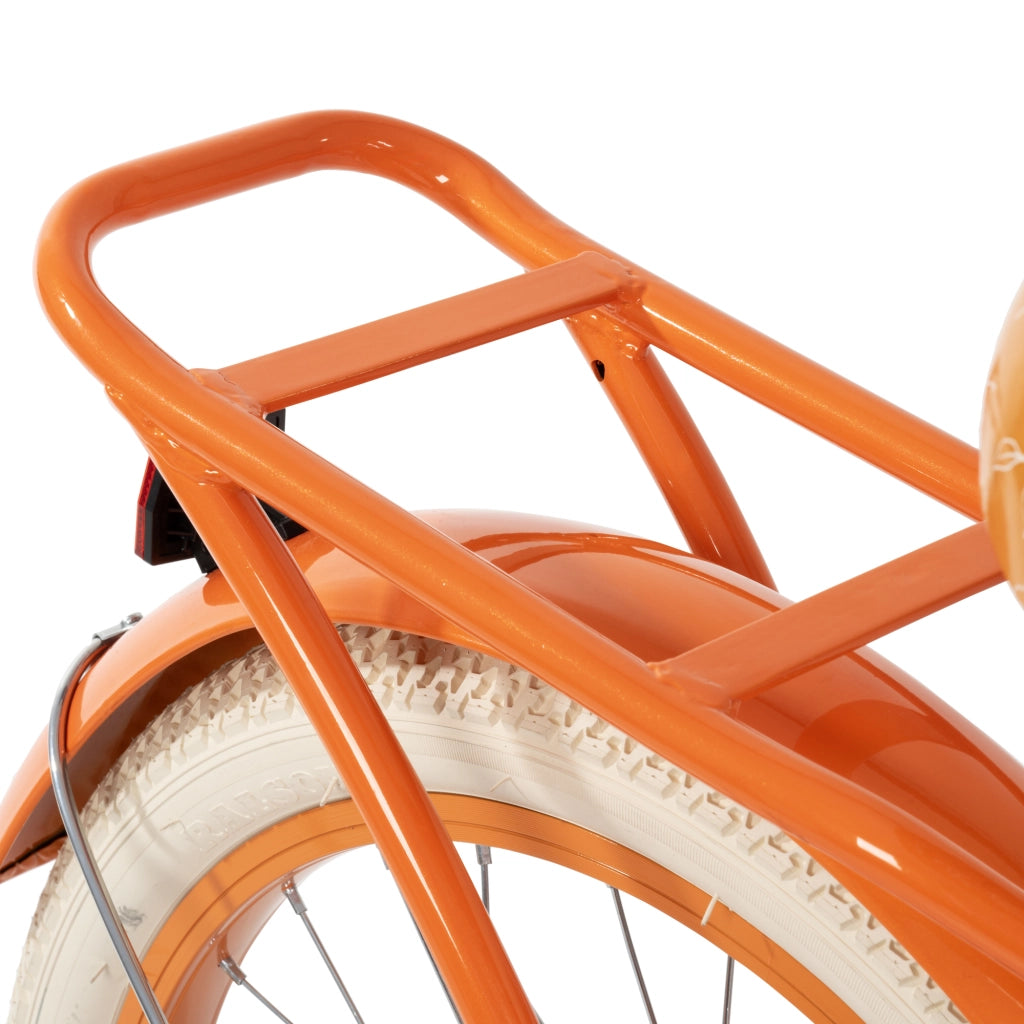 Bicicletta da 20" per Bambini e Ragazzi Telaio Hi-Ten Freni V-Brake Cruise Deluxe Arancione