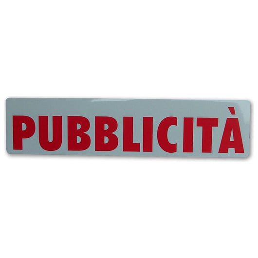 Alubox Targa Pubblicita'