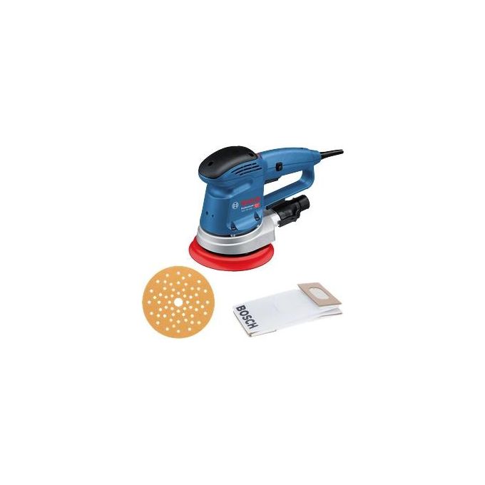 Bosch GEX 34-150 Professional Levigatrice orbitale casuale 12000 Giri/min 24000 OPM Nero, Blu, Grigio, Rosso