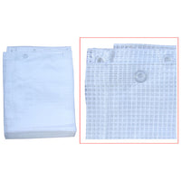 4F Telo Bianco Retinato Occhiellato 2x3mt