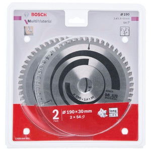 Bosch 2x Multi Material 190x30x2.4-1.8x54T