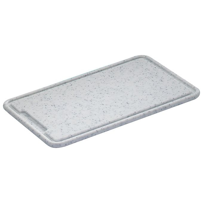 Zassenhaus 060072 tagliere da cucina Rettangolare Polietilene Grigio