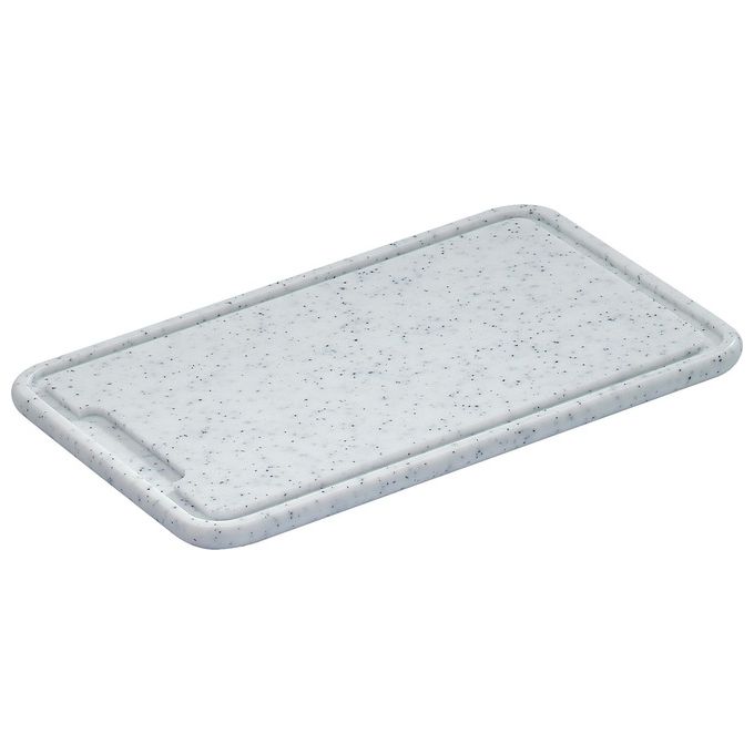 Zassenhaus 060065 tagliere da cucina Rettangolare Polietilene Grigio