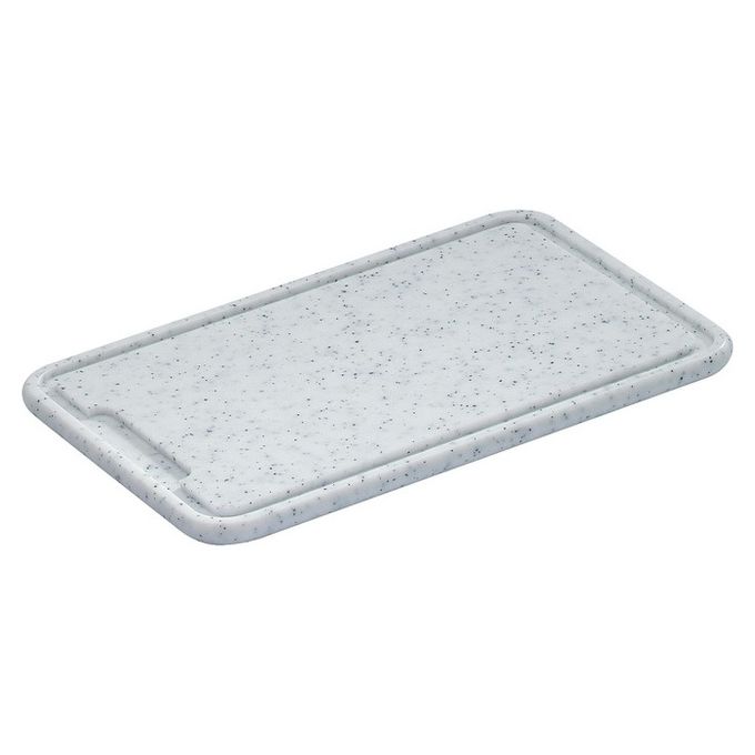 Zassenhaus 060065 tagliere da cucina Rettangolare Polietilene Grigio
