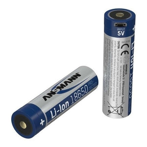 Ansmann 1307-0002 batteria per uso domestico Batteria ricaricabile 18650 Ioni di Litio