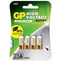 GP Battery 4 Pile a Bottone Alcaline A 23 12V