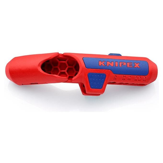 Knipex ErgoStrip pinza spellacavi Blu, Rosso