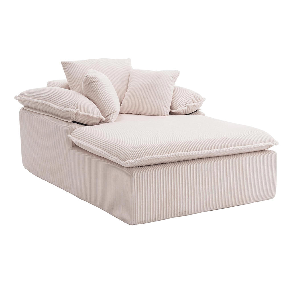 Canap¨¦ inclinable - Xylo - 46 cm - Design senza telaio, ampi braccioli