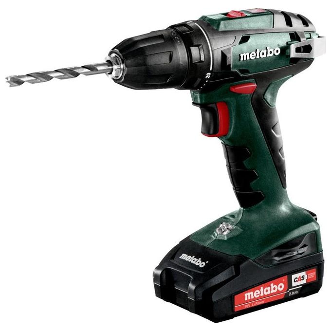 Metabo BS 18 1600 Giri/min Senza chiave 1,3 kg Nero, Verde