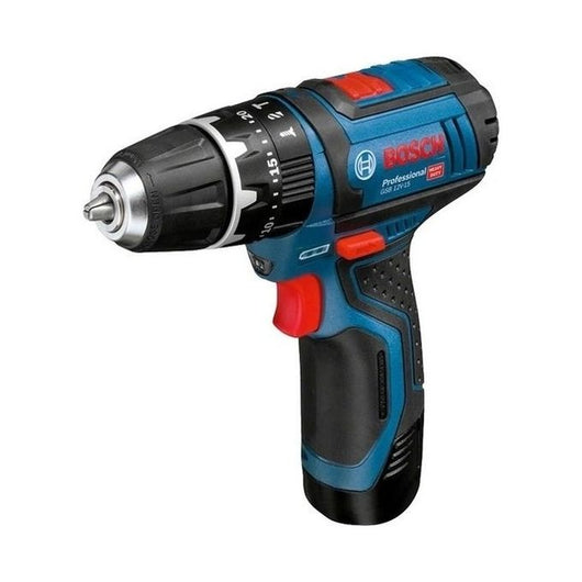 Bosch GSB 12V-15 1300 Giri/min Nero, Blu