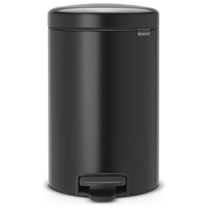 Brabantia 113741 bidone per la spazzatura 12 L Rotondo Nero