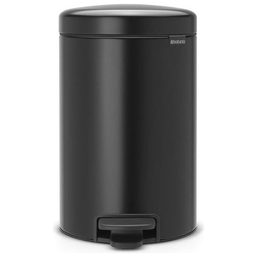Brabantia 113741 bidone per la spazzatura 12 L Rotondo Nero